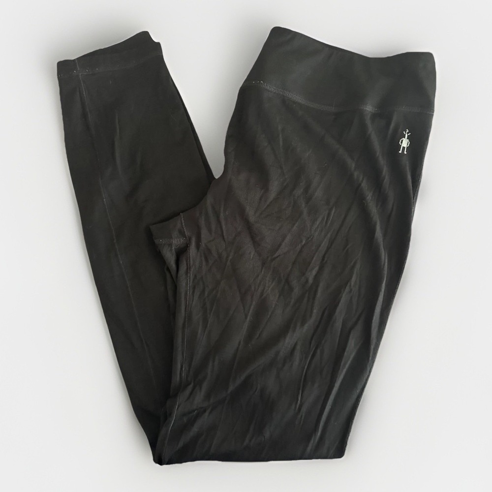 Smartwool Merino 150 Lace Baselayer Leggings Womens XL Black Merino Wool